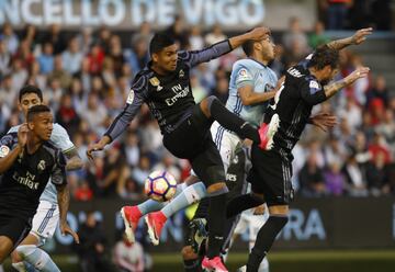 Casemiro, Cabral y Sergio Ramos.