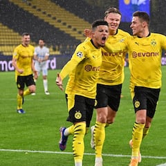 Sancho y Haaland acuden al rescate del Dortmund