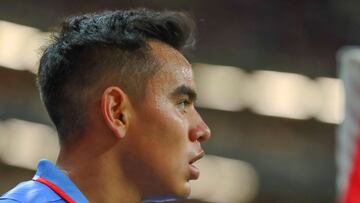 Carlos Rodriguez of Cruz Azul during the game Guadalajara vs Cruz Azul, corresponding to Round 16 of the Torneo Clausura 2023 of the Liga BBVA MX, at Akron Stadium, on April 22, 2023.
<br><br>
Carlos Rodriguez de Cruz Azul durante el partido Guadalajara vs Cruz Azul, Correspondiente a la Jornada 16 del Torneo Clausura 2023 de la Liga BBVA MX, en el Estadio Akron, el 22 de Abril de 2023.