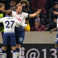 El Tottenham casi desperdicia tres goles de ventaja ante los Wolves