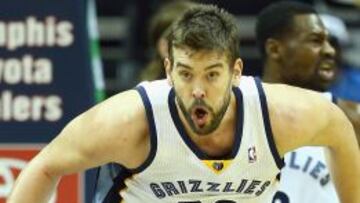 Marc Gasol no tuvo su mejor noche y no pudo evitar la derrota de Memphis.