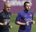 Jordi Alba sigue sin entrenarse