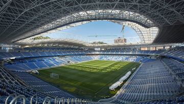 Aspecto del nuevo Anoeta, el Reale Arena. 