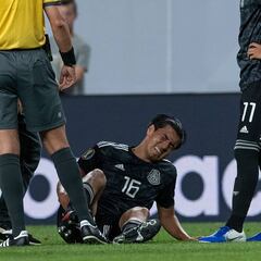 Erick Gutiérrez, un lesionado más para el Tri en la Copa Oro