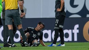 Erick Gutiérrez, un lesionado más para el Tri en la Copa Oro