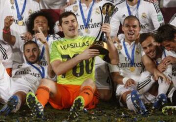 El 20 de diciembre de 2014 el Real Madrid vence al San Lorenzo en la Final del Mundial de Clubes y levanta el cuarto trofeo del año