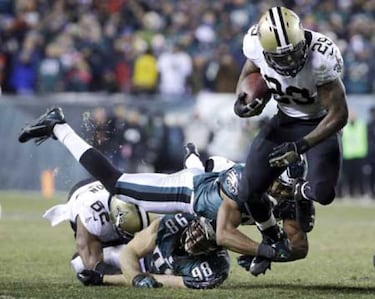 Philadelphia Eagles 24 - New Orleans Saints 26