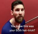 Lo que piensa Messi de su 'hat-trick' número 50: Ni lo sabía...