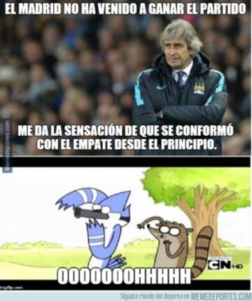 Los memes más divertidos del Manchester City vs Real Madrid