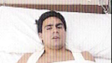 Trotta, tras la operación.