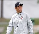 El seleccionador de Japón en el Mundial, en la sesión del Madrid