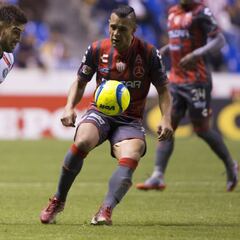 Necaxa rescató el empate contra Puebla en la Liga MX