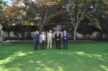 Almuerzo en la embajada española en Chile 