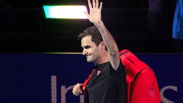 November 16, 2019 - London, United Kingdom: ATP Finals. Roger Federer of Switzerland before the match against Stefanos Tsitsipas of Greece. November 16 2019. United Kingdom, London (Arata Yamaoka/Kommersant/Contacto)    18/11/2019 ONLY FOR USE IN SPAIN