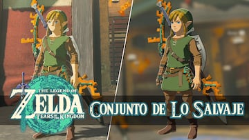 the legend of zelda tears of the kingdom nintendo switch guia conjunto de lo salvaje ubicacion traje