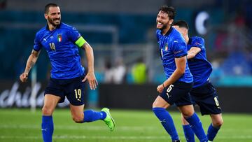 Italia 3 - Suiza 0: resumen, resultado y goles. Eurocopa 2020