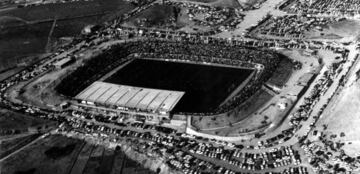 Una imagen aérea de la Nova Creu Alta en los años 70.