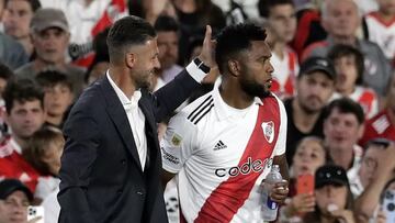 Miguel Borja se queda sin entrenador, sale Martín Demichelis de River Plate