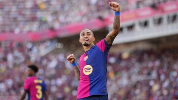 Aprobados y suspensos del Barcelona: la mejor tarde de Raphinha