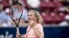 Katerina Siniakova festeja su triunfo en Bastad. 