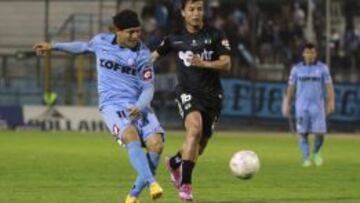 Villalobos dispara al arco en el duelo contra O'Higgins que se disputó en el Tierra de Campeones.