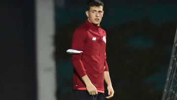 Agirrezabala, ayer en Lezama