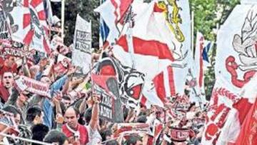 <b>COMPROMETIDA. </b>La afición del Rayo siempre responde bien.