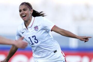 La guapa futbolista de Estados Unidos.