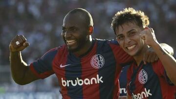 Herazo y los elogios de sus compañeros y DT, tras su primer gol con San Lorenzo.