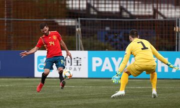 1-4. José Luis Gayá marcó el cuarto gol.o gol.