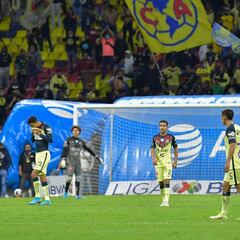 América hila siete juegos sin ganar en el Azteca