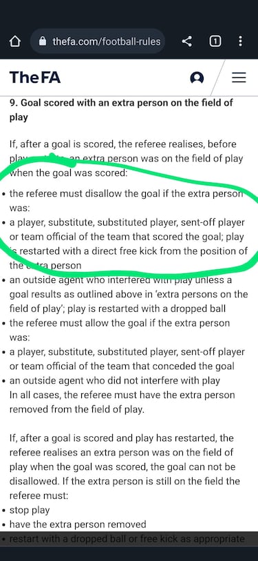 “El gol de Messi en la prórroga es ilegal”