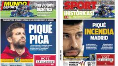 Prensa catalana: Piqué y "el establishment" de Madrid