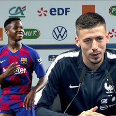 Lenglet, sobre Ansu Fati: "Es futuro y presente"
