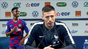 Lenglet, sobre Ansu Fati: "Es futuro y presente"