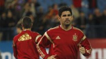Diego Costa, con la selección española