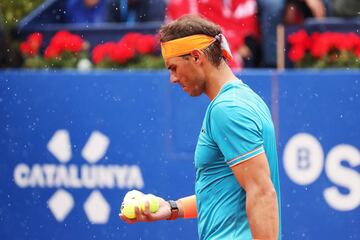Rafael Nadal se impuso 6-3 y 6-3 sobre David Ferrer en los octavos de final del Conde de Godó de Barcelona.