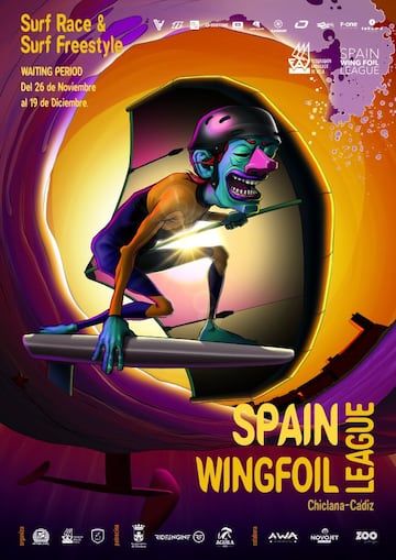 Cartel de la final de la Spain Wingfoil League.