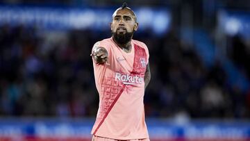 Alaban a Vidal: " En coraje no le gana nadie en el campo"