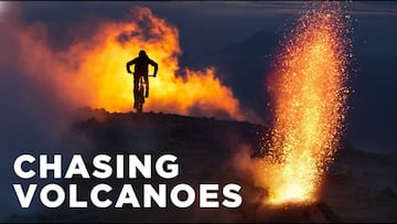 Peque&ntilde;o clip de MTB Chasing Volcanoes, de Kilian Bron y Commencal.