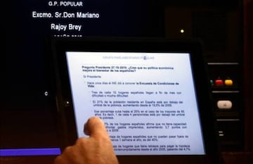 El iPad del presidente Mariano Rajoy