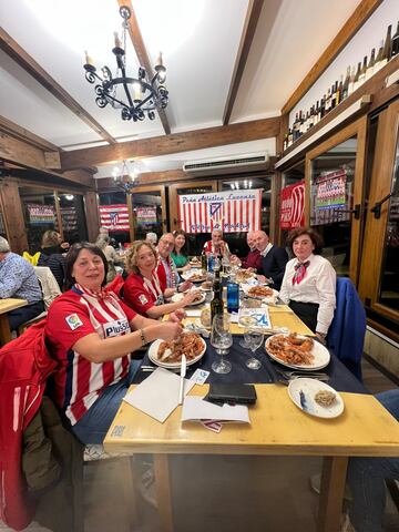 Miembros de la peña atlética Lucense. 