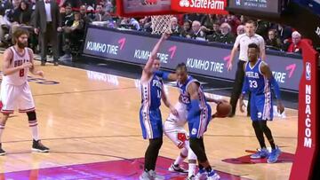 El movimiento de Wade que le escondió el balón a Holmes