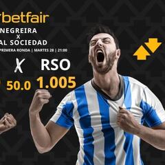 SD Negreira vs. Real Sociedad: horario, dónde ver, pronósticos y estadísticas