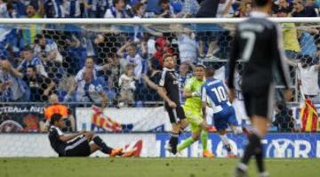 Gol 1-1 de Stuani tras fallo de Keylor Navas.