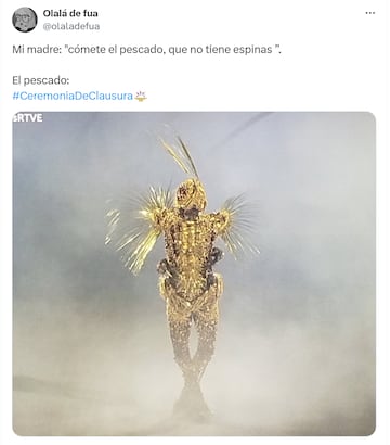 Tom Cruise, protagonista de los mejores memes de la ceremonia de clausura de los Juegos Olímpicos