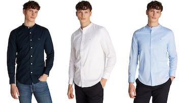 Camisas de cuello mao de Tommy Hilfiger para hombre en Amazon