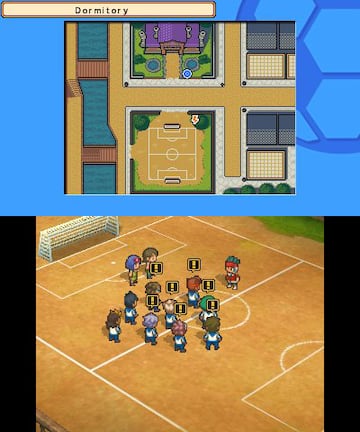 Captura de pantalla - Inazuma Eleven 3: ¡La Amenaza del Ogro! (3DS)