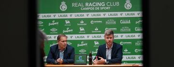 A Martija lo acompañó el portavoz Roberto González, que explicó que el Racing está a punto de conseguir el objetivo de 12.000 abonados.