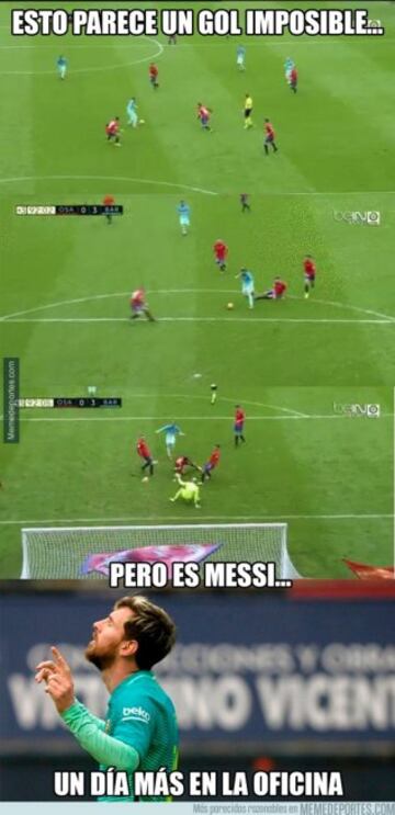 Los memes más divertidos del Osasuna-Barcelona